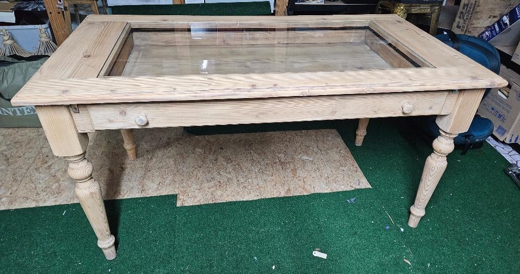 Tafel, Huis en Inrichting, Tafels | Eettafels, Ophalen of Verzenden, Glas