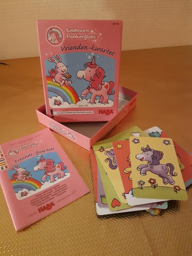 HABA jeu de dés licorne Flonkerglas, Enlèvement ou Envoi, Comme neuf