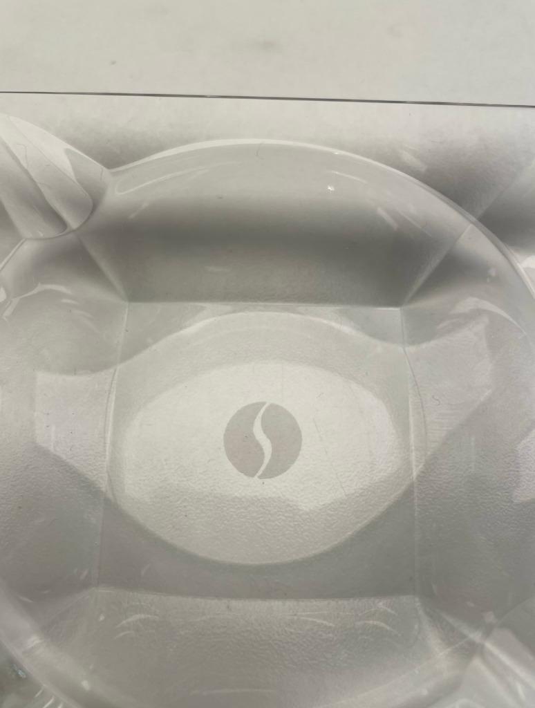 Cendrier en cristal signé Val Saint Lambert – Logo Sabena, Antiquités & Art, Enlèvement ou Envoi