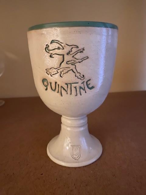 Chope en grès  bière  " LA QUINTINE ", Collections, Enlèvement ou Envoi, Neuf, Chope(s)