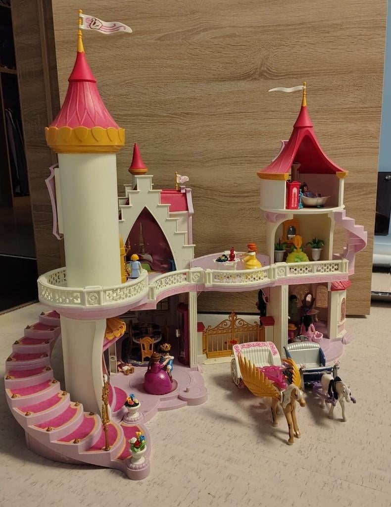 Playmobil prinsessenkasteel, Kinderen en Baby's, Speelgoed | Playmobil, Ophalen, Gebruikt, Complete set