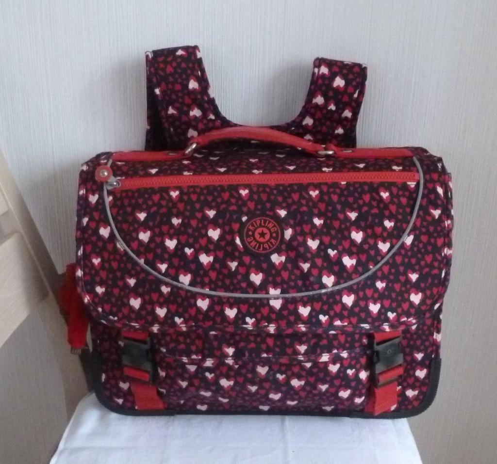 Kipling boekentas 6 tot 12 jaar oud + aap, Gebruikt, Overige kleuren, Aktetas of Boekentas, 30 tot 40 cm