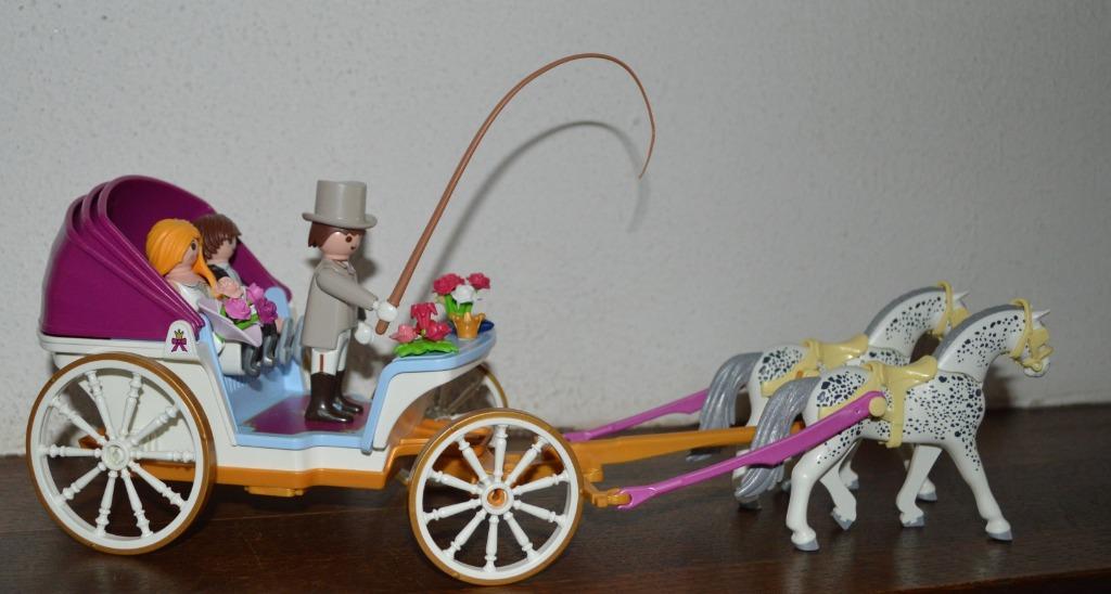 Calèche de mariage romantique Playmobil., Enlèvement ou Envoi, Utilisé, Ensemble complet
