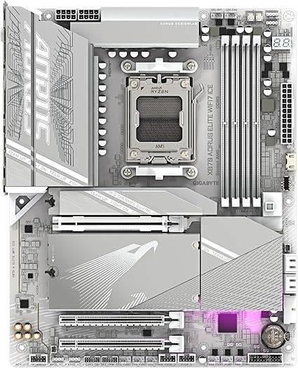 GIGABYTE X870 A Elite WIFI7 Ice | GRATIS LEVERING, Computers en Software, Moederborden, -, Verzenden, GIGABYTE, -