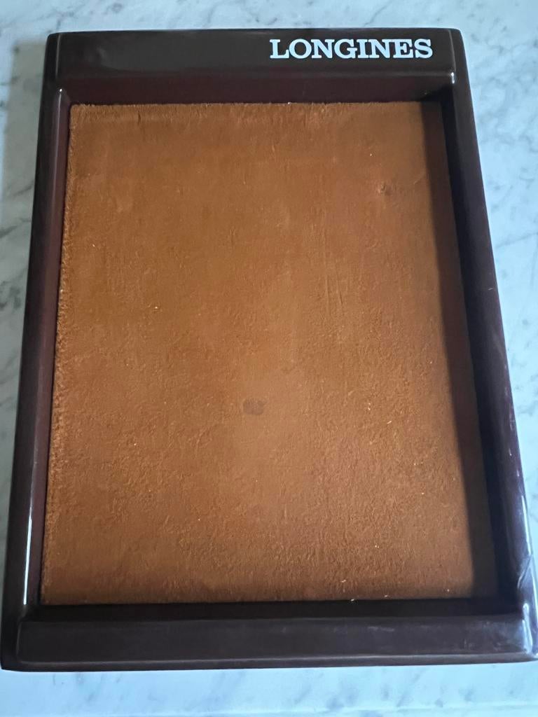 Plateau Longines de présentation des montres vintage, Enlèvement ou Envoi, Utilisé, Synthétique