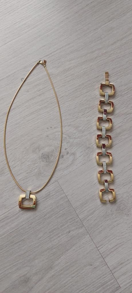 Setje halsketting en armband, Ophalen of Verzenden, Zo goed als nieuw
