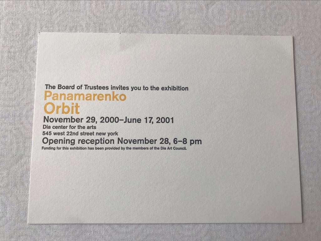 Invitation Panamarenko à New York, Enlèvement ou Envoi, Comme neuf