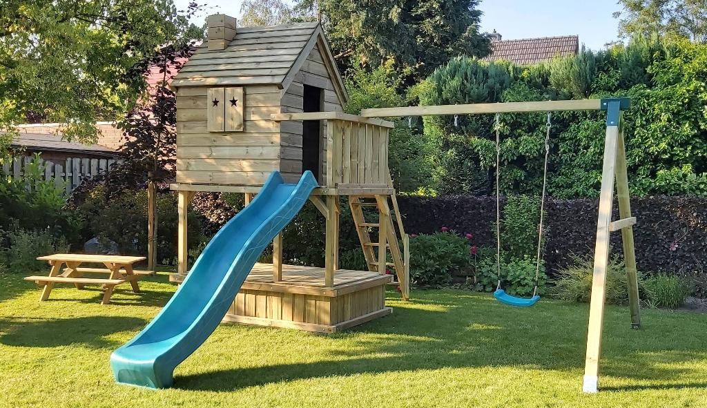 Speeltoestellen van hout | Schommels | Glijbanen | Tuin, Ophalen of Verzenden, Nieuw, Schommel, Aanbouwonderdeel