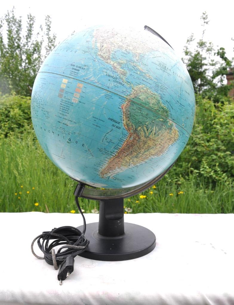 mappemonde lumineuse, Enlèvement ou Envoi, Lumineux, Utilisé