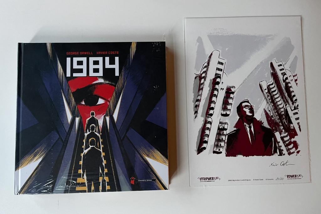 1984 hardcover stripwebversie libris xavier geseald, Une BD, Enlèvement ou Envoi, Neuf