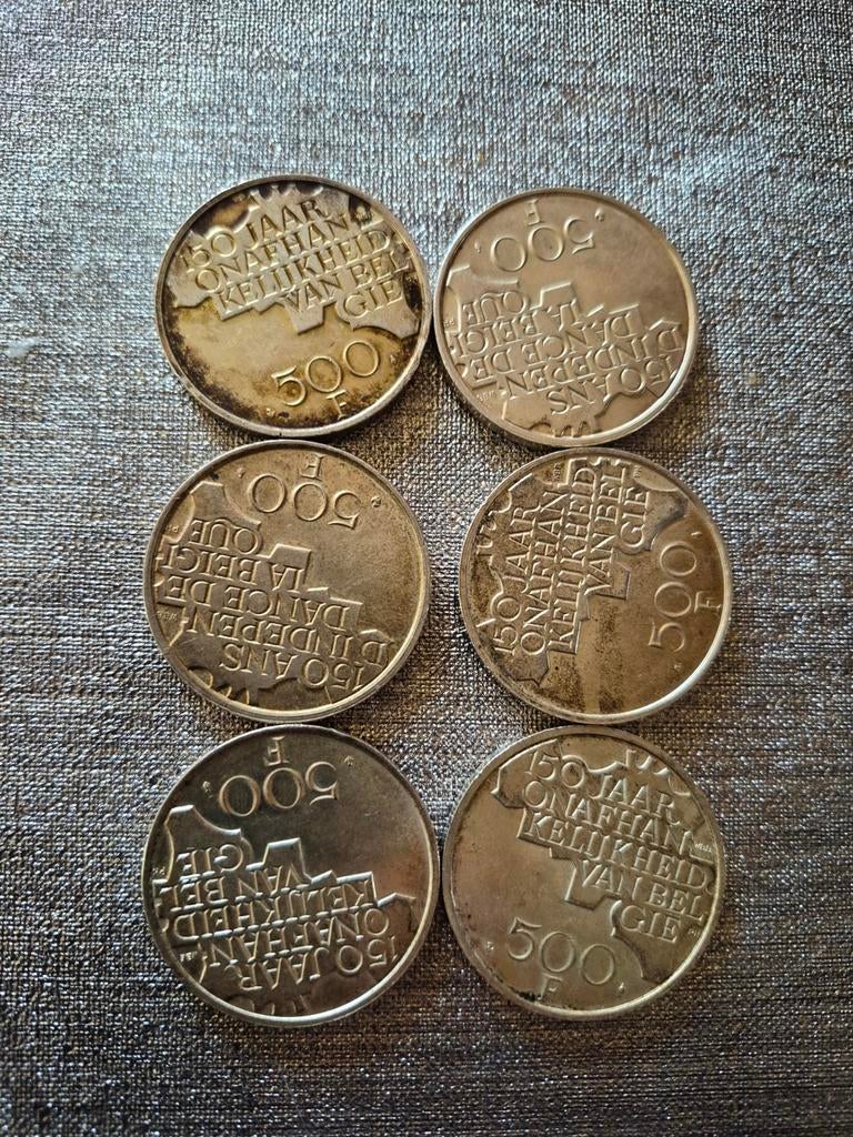 Pièces de 500 belge, Enlèvement