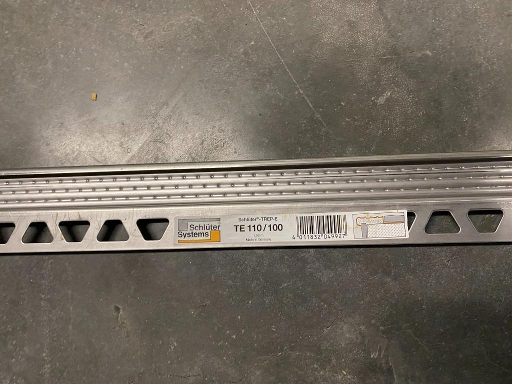 Schluter TREP-E TE110/100, Bricolage & Construction, Dalles & Carrelages, Enlèvement, Neuf, 60 cm ou plus, Autres types