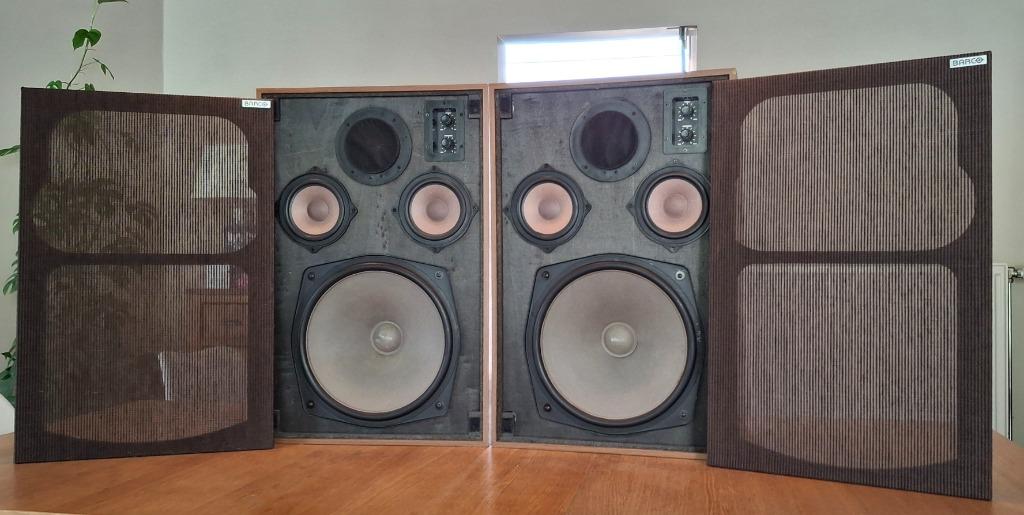 BARCO DB 404 - unieke kans !, Ophalen, Gebruikt, Front, Rear of Stereo speakers