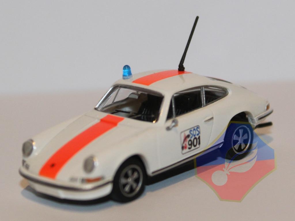 RIJKSWACHT PORSCHE 911  1/87, Verzamelen, Militaria | Algemeen, Verzenden, Rijkswacht, Miniatuur of Beeldje