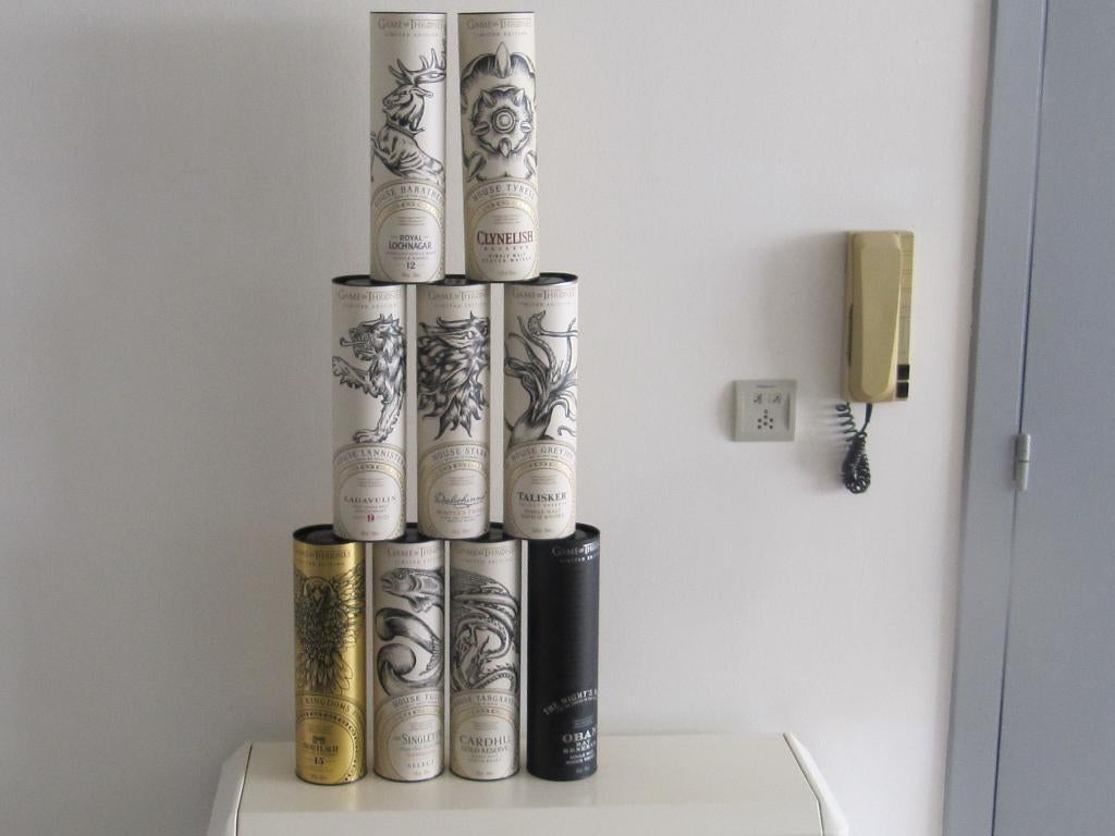 Volledige reeks whisky - Game of Thrones - ( 9 flessen ), Collections, Enlèvement, Neuf, Autres types