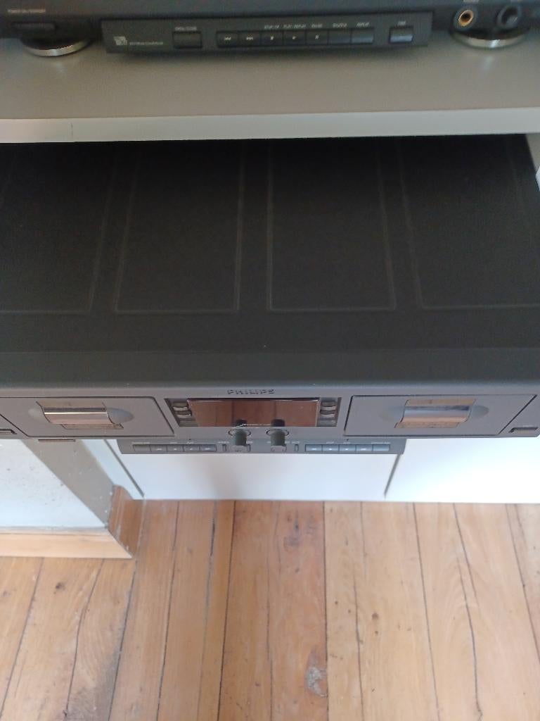 Cassetterecoder, Audio, Tv en Foto, Cassettedecks, Ophalen, Dubbel, Philips, Auto-reverse