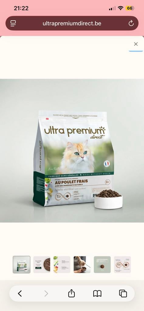 Croquettes poulet frais sans cereales, Enlèvement, Comme neuf