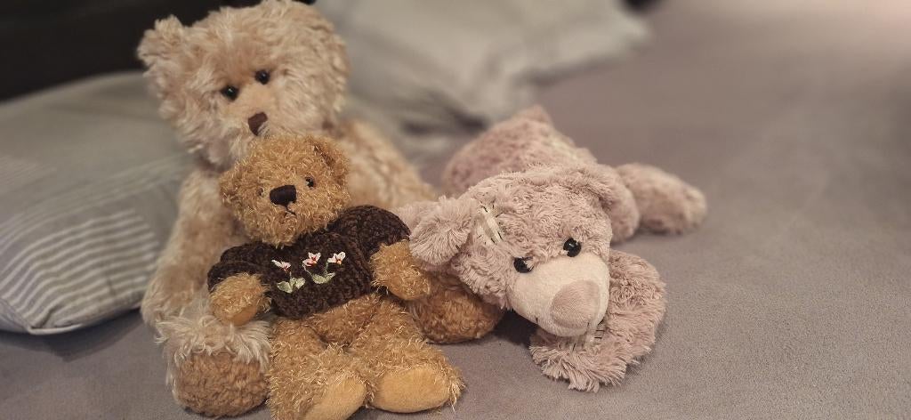 Radcliffe beer en 2 andere beren, Ophalen of Verzenden, Zo goed als nieuw, Stoffen beer, Overige merken