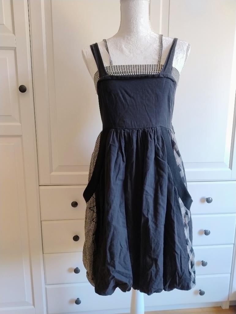 Robe boule lulu h paris S/ M, Envoi, Porté, Noir, Longueur genou