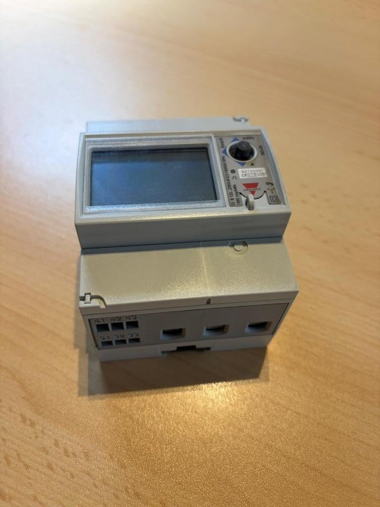 Carlo Gavazzi EM23-DIN driefasige elektriciteitsmeter, Doe-het-zelf en Bouw, Ophalen, Gebruikt, Overige typen