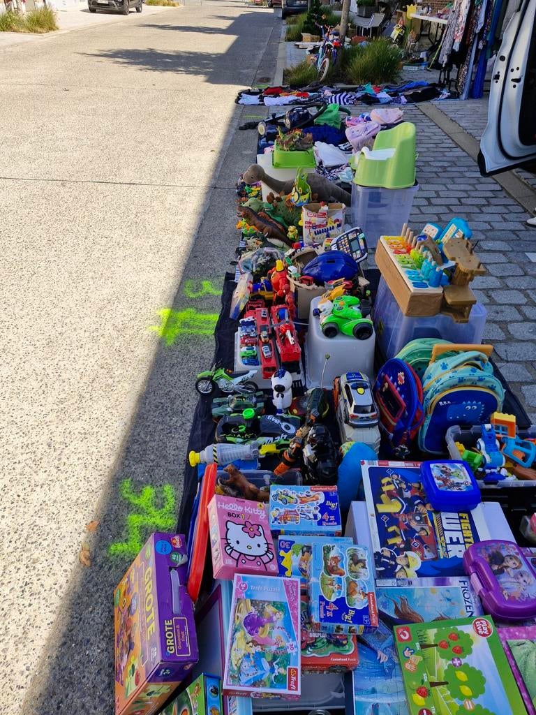 Lot rommelmarkt spullen, Enlèvement