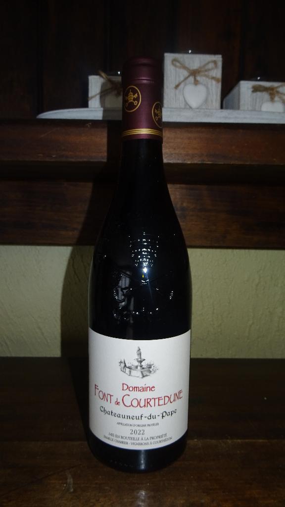 Châteauneuf du Pape Font de Courtedune 2022 100% rvf, Enlèvement ou Envoi, Pleine, Comme neuf, Vin rouge
