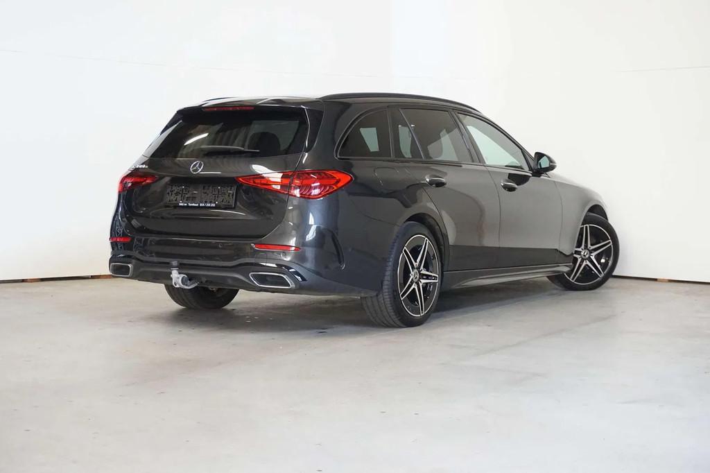 Mercedes-Benz C-CLASS 300 AMG - Night pakket - Trekhaak, Autos, Cuir, Argent ou Gris, Euro 6, Entreprise
