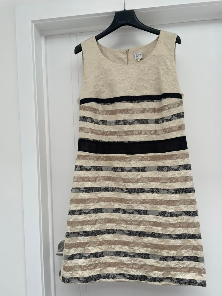 Jurk Green Ice, Kleding | Dames, Jurken, Ophalen, Zo goed als nieuw, Maat 42/44 (L), Beige