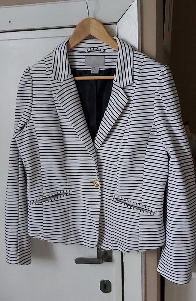 Prachtig gevoerd jasje 46 H&M., H&M, Ophalen of Verzenden, Zo goed als nieuw, Jasje of Colbert