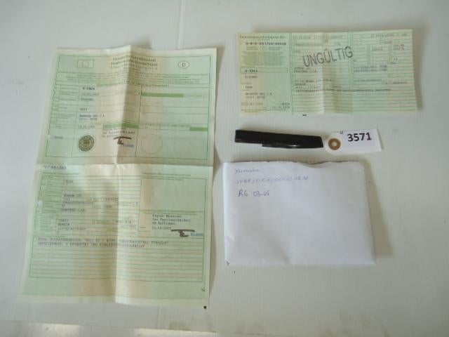 R6 2003 - 2005 Yamaha Frame D1-15687, Motoren