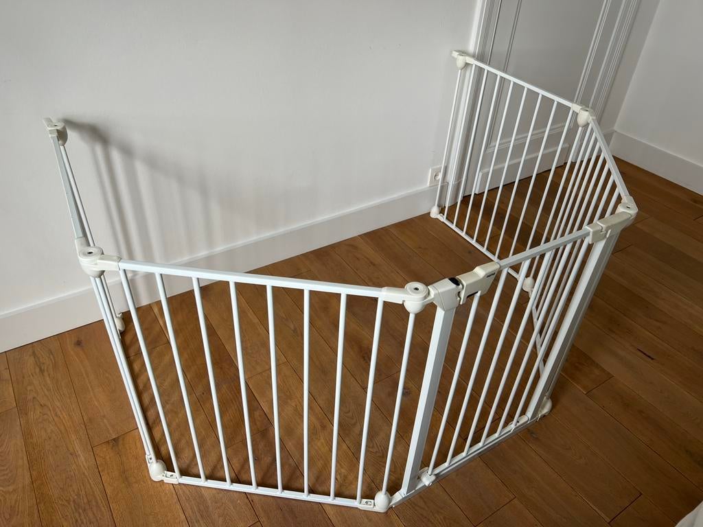 Noma veiligheidshek 5 panelen wit (voor rond kachel bvb), Ophalen, Zo goed als nieuw