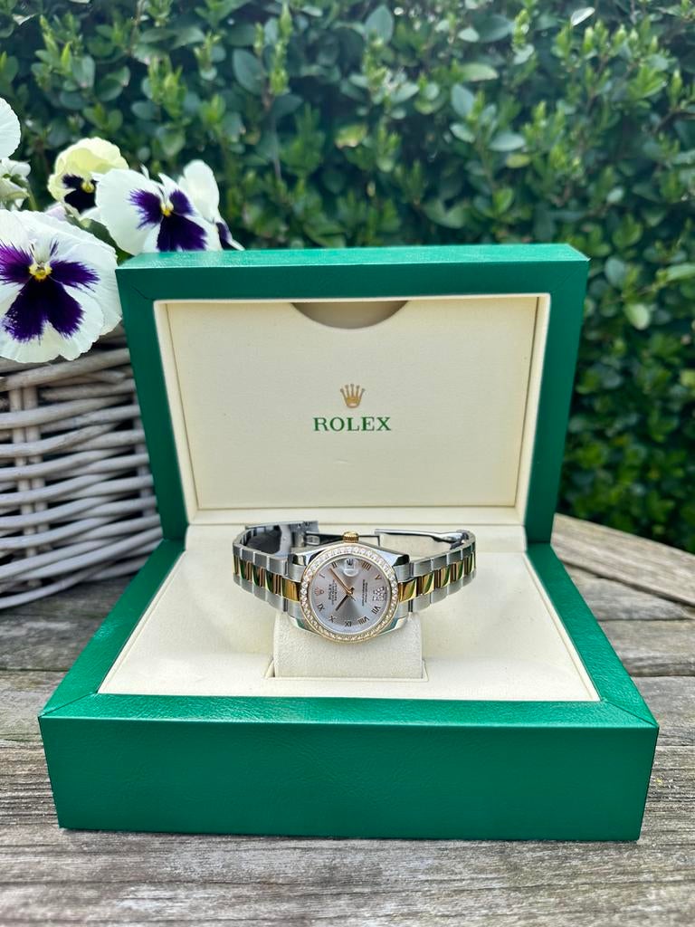 Rolex Datejust Lady « Two Tone », Bijoux, Sacs & Beauté, Montres | Femmes, Neuf, Rolex, Or, Enlèvement ou Envoi