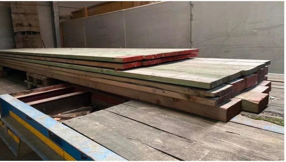 Partij hout te koop, Ophalen, Nieuw, Hout