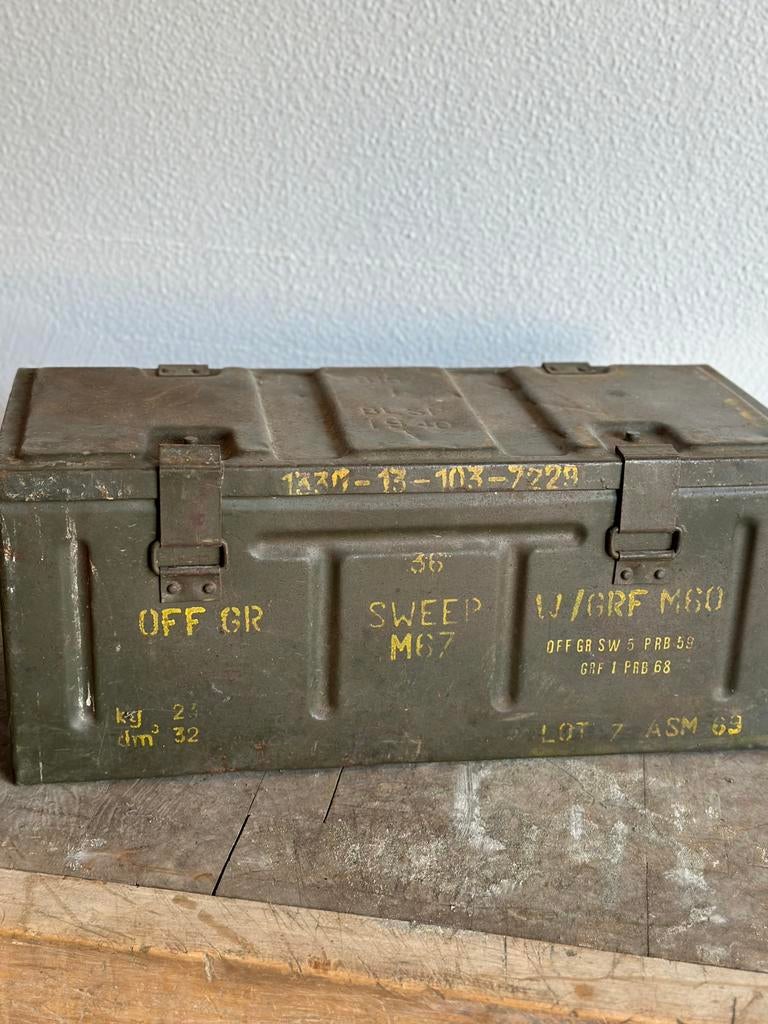 military ammo box, Ophalen