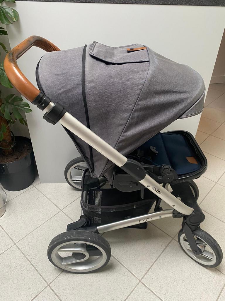 Musty Nio wandelwagen met wieg, Kinderen en Baby's, Kinderwagens en Combinaties, Ophalen, Gebruikt, Kinderwagen, Mutsy
