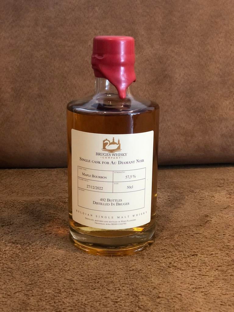 Bruges Whisky Company - Single Cask Maple Bourbon 57,5%, Enlèvement ou Envoi, Neuf