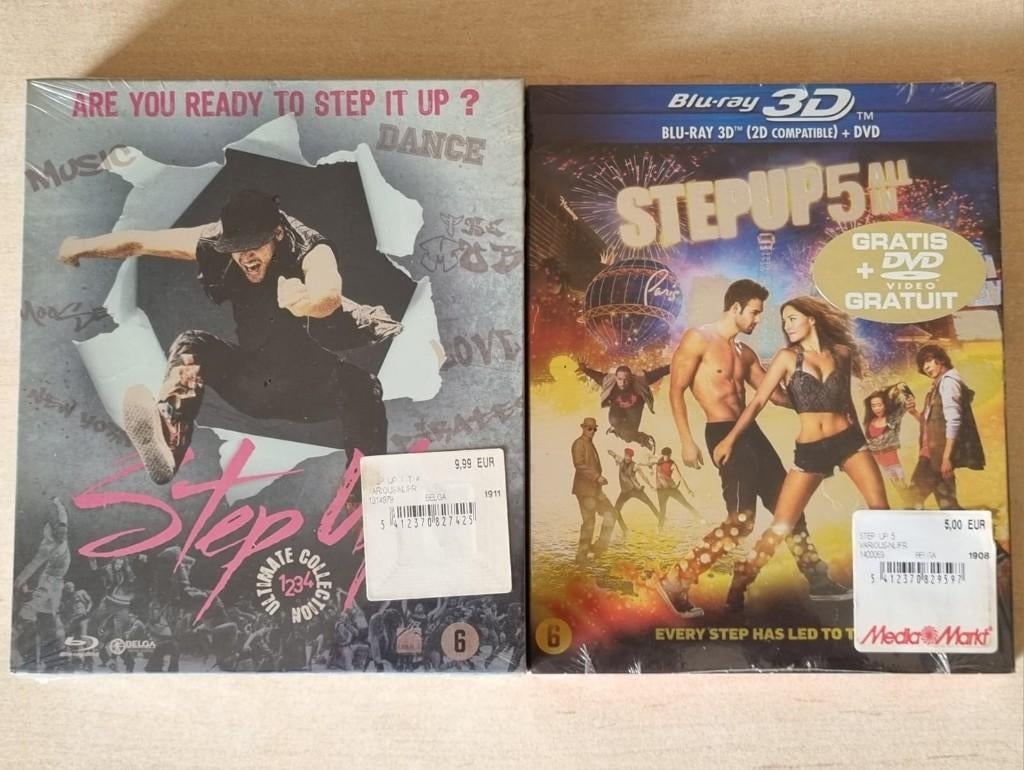 Step Up 1 2 3 4 en 5 ( Sealed ) Blu-Ray, Enlèvement ou Envoi