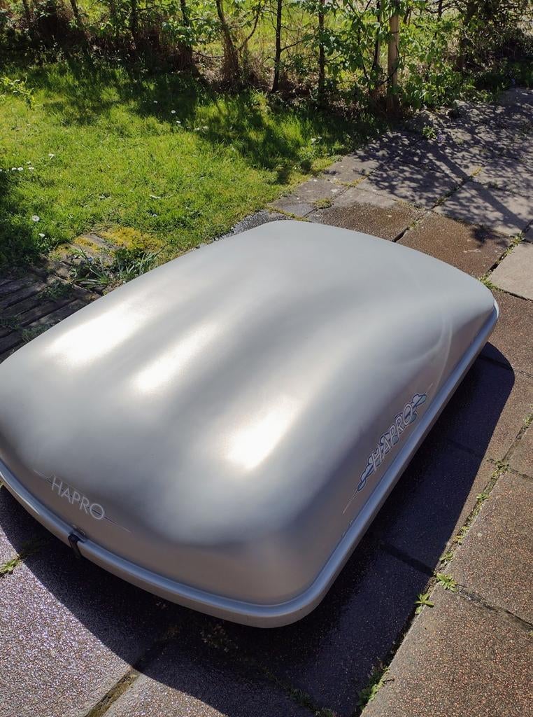 AUTO DAKKOFFER HAPRO 500 (430 liter- 150x100x40 cm), Auto diversen, Dakkoffers, Ophalen, Gebruikt