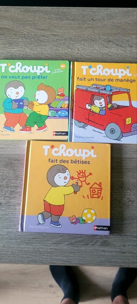 3x livres tchoupi, Livres, Enlèvement