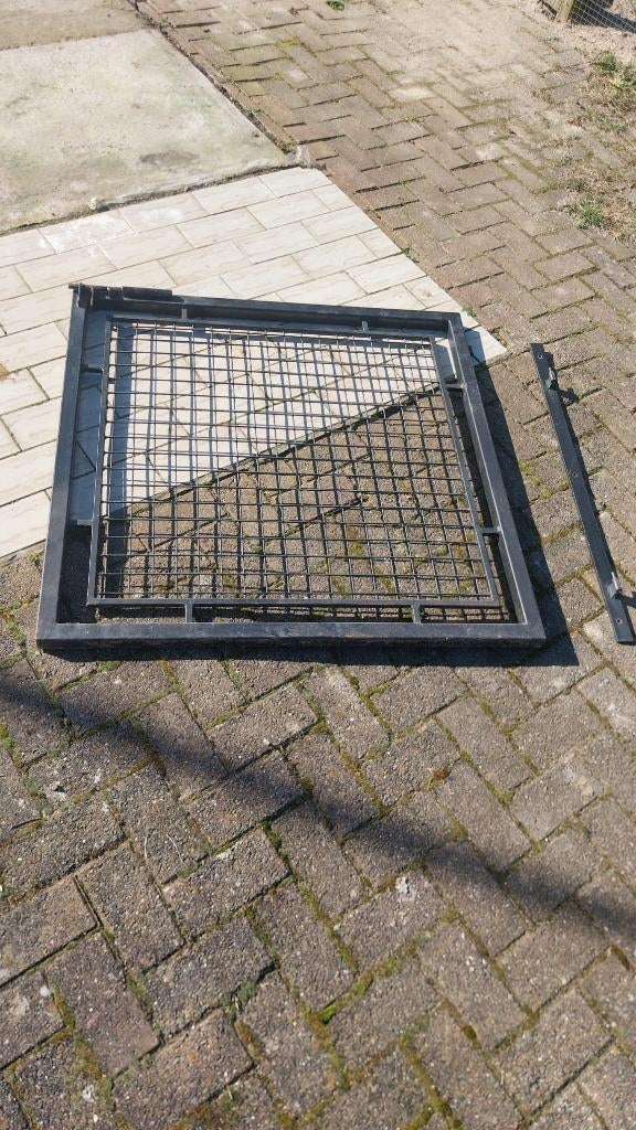 Clôtures de jardin en métal, Jardin & Terrasse, Portes de jardin, Enlèvement, Utilisé, Fer, Portail battant