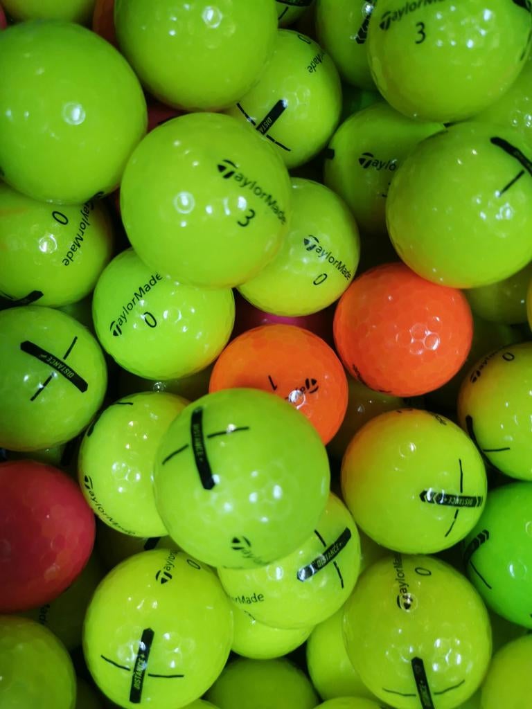 Taylormade distance golfballen geel 50 stuks, Ophalen of Verzenden