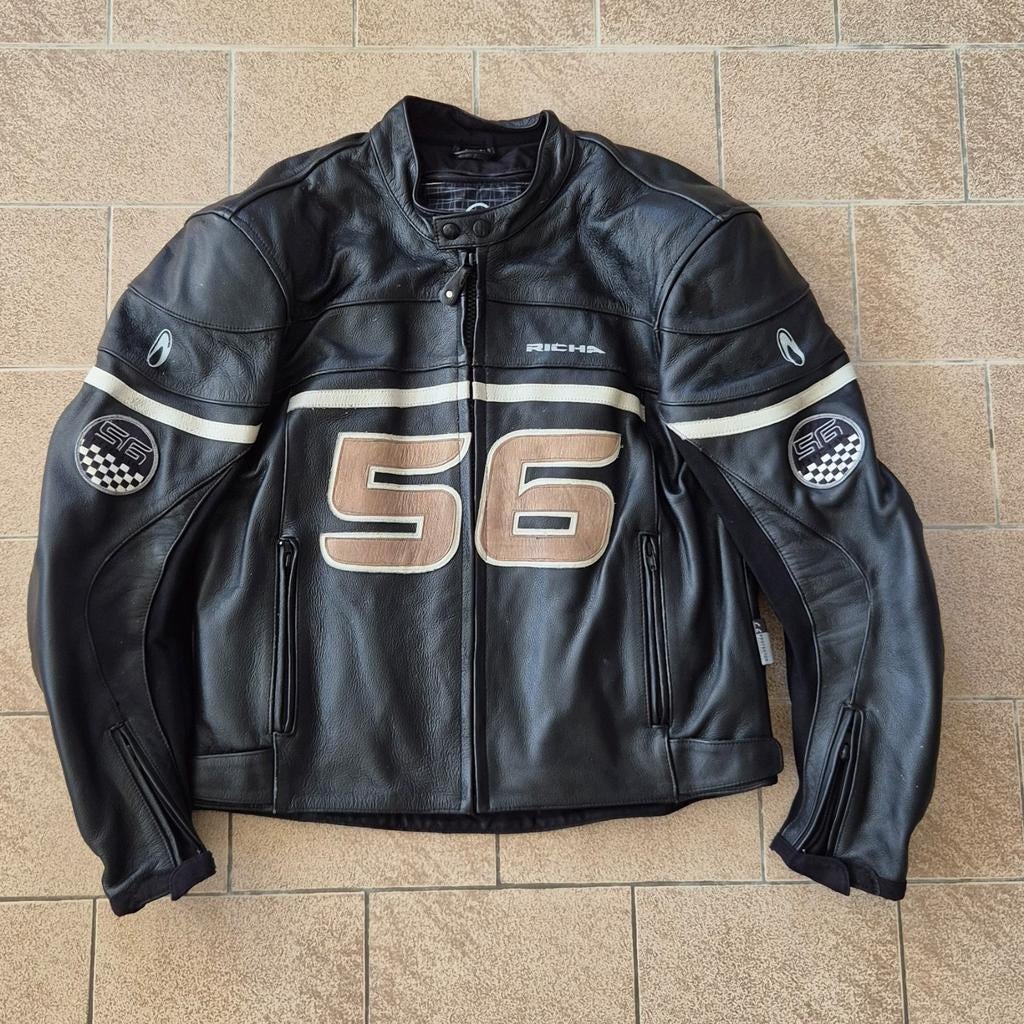 Richa lederen vest en broek. Verbindbaar., Ophalen, Richa, Tweedehands, Heren