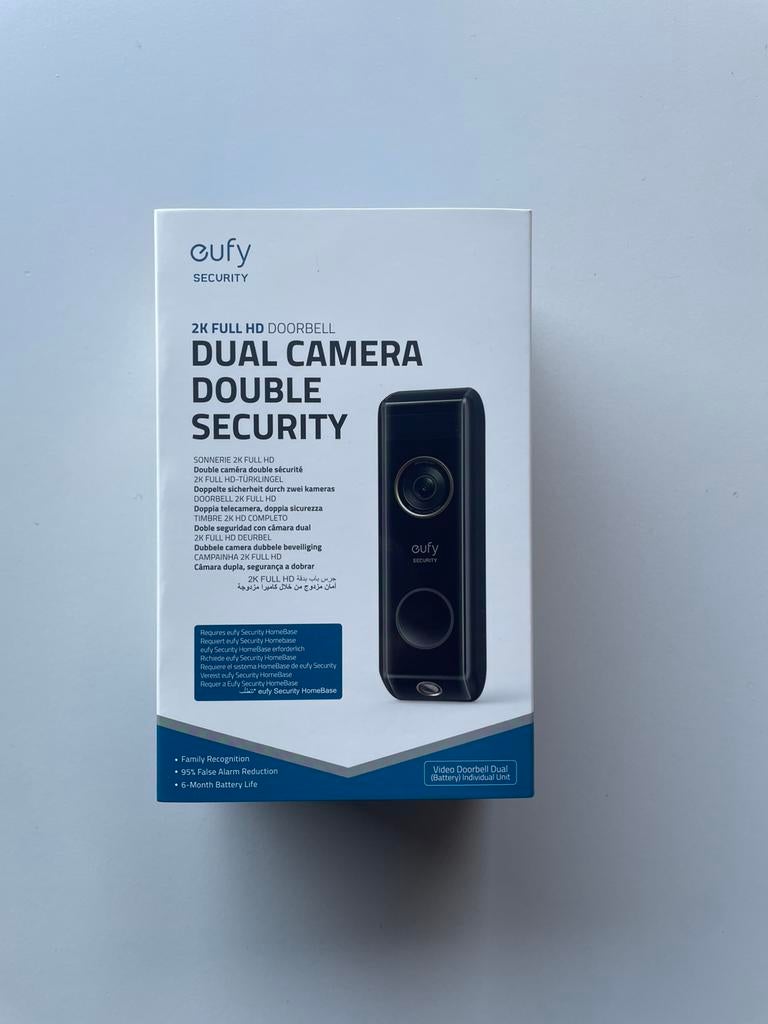 Eufy doorbell dual 2 pro, Maison & Meubles, Sonnettes, Enlèvement ou Envoi, Comme neuf
