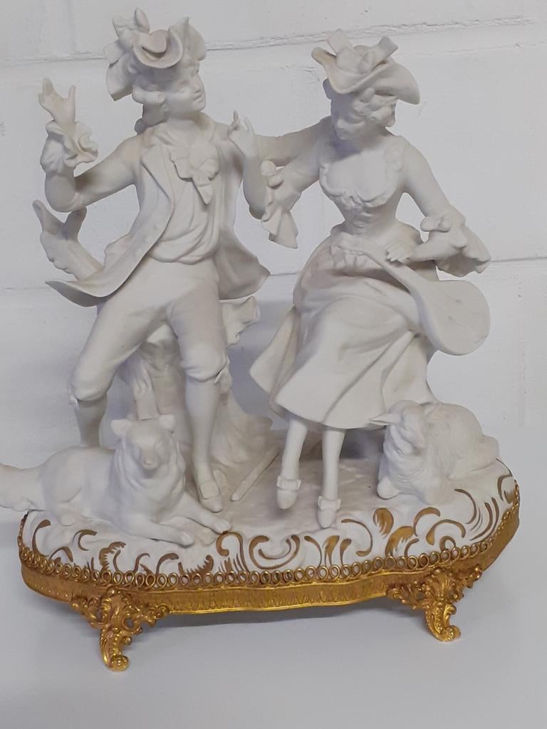 Antiek biscuit beeld, Verzamelen, Ophalen