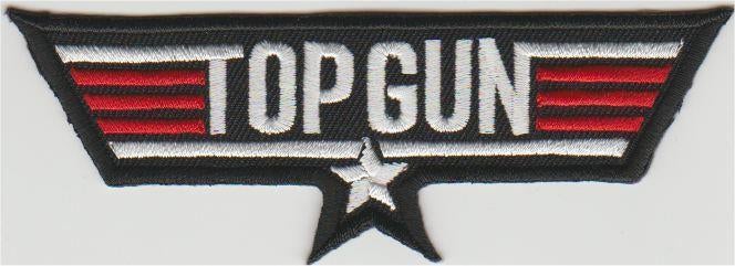 Top Gun stoffen opstrijk patch embleem, Verzamelen, Kleding en Patronen, Verzenden, Nieuw