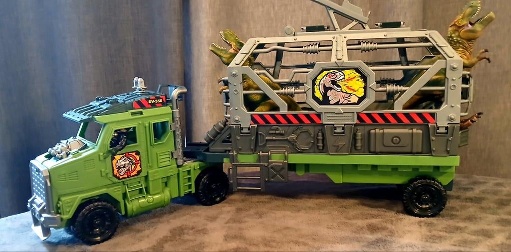 Grand camion la vallée des dinausores, Enlèvement