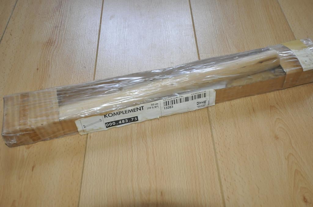 Ikea tringles vêtements bois naturel 50cm Neuves emballées, Maison & Meubles, Enlèvement ou Envoi, Neuf