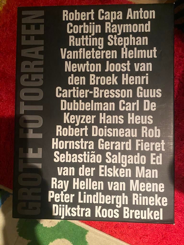 Grote fotografen, Ophalen, Zo goed als nieuw, Fotografen