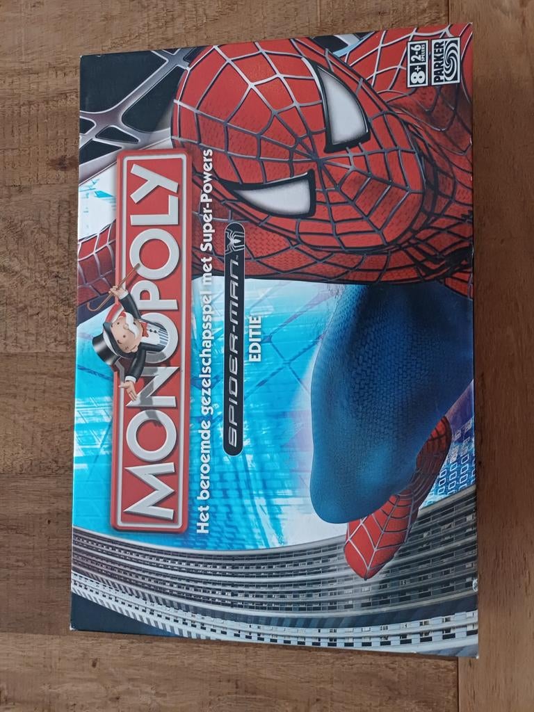 Monopoly Spiderman, Hobby en Vrije tijd, Ophalen of Verzenden