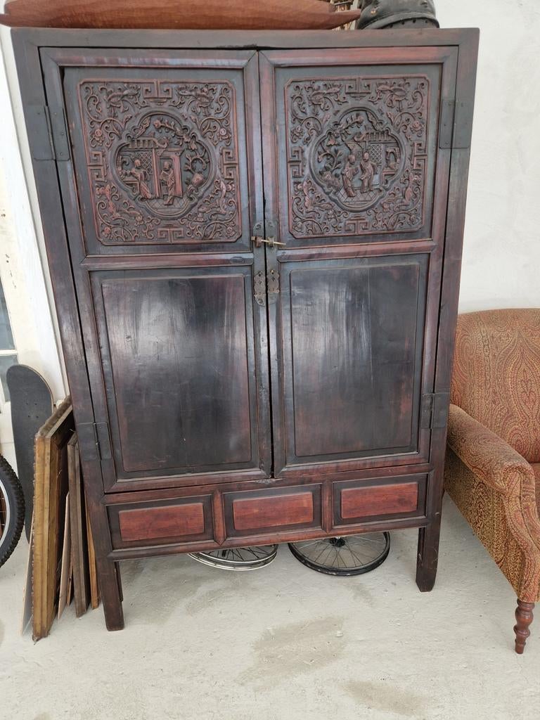 Antieke chinese kast, Antiek en Kunst, Ophalen